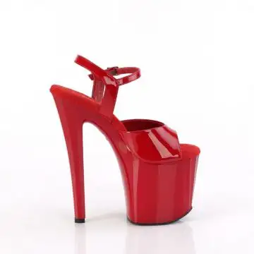 Červené sexy boty Pleaser ENC709/R/M | ENCHANT-709 Pleaser - z vnějšku
