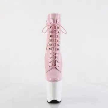 Taneční kozačky FLAM1020/BP/W | FLAMINGO-1020 Pleaser - zepředu