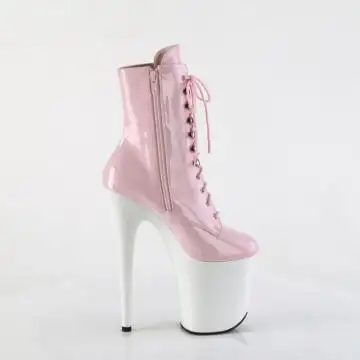 Taneční kozačky FLAM1020/BP/W | FLAMINGO-1020 Pleaser - z vnějšku