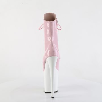 Taneční kozačky FLAM1020/BP/W | FLAMINGO-1020 Pleaser - zezadu