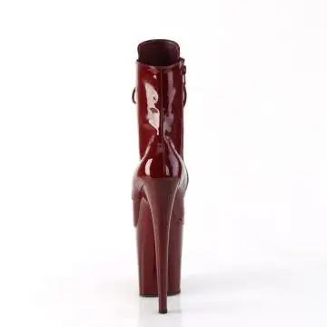 Rudé taneční kozačky FLAM1020/BY/M | FLAMINGO-1020 Pleaser - zezadu