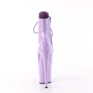 FLAM1020/LV/M taneční levandulové kozačky | FLAMINGO-1020 Pleaser - zezadu