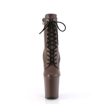 Taneční kozačky FLAM1020/MOCPU/M | FLAMINGO-1020 Pleaser - zepředu Taneční kozačky FLAM1020/MOCPU/M | FLAMINGO-1020 Pleaser - zepředu