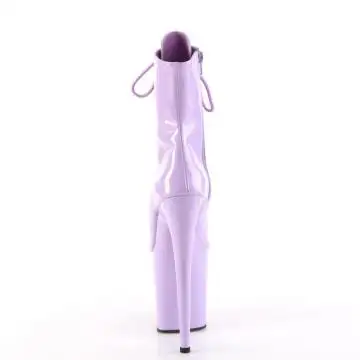 Levandulové strip kozačky FLAM1021/LV/M | FLAMINGO-1021 Pleaser - zezadu