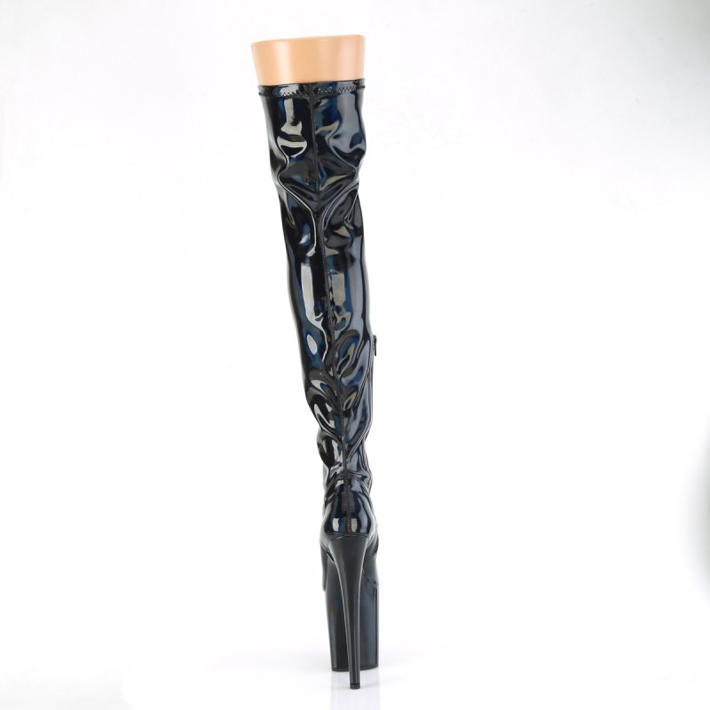 Sexy kozačky FLAM3000HWR/BHG/M | FLAMINGO-3000HWR Pleaser - zezadu
