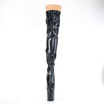 Sexy kozačky FLAM3000HWR/BHG/M | FLAMINGO-3000HWR Pleaser - zepředu