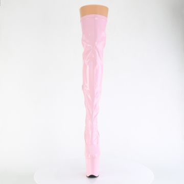 Růžové sexy kozačky FLAM3000HWR/BPHG/M Pleaser | FLAMINGO-3000HWR Pleaser - zepředu Růžové sexy kozačky FLAM3000HWR/BPHG/M Pleaser | FLAMINGO-3000HWR Pleaser - zepředu