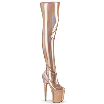 Zlaté sexy kozačky FLAM3000HWR/ROGDHG/M | FLAMINGO-3000HWR Pleaser Zlaté sexy kozačky FLAM3000HWR/ROGDHG/M | FLAMINGO-3000HWR Pleaser