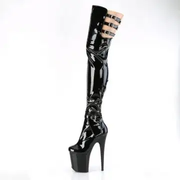 FLAMINGO-3055 FLAM3055/B/M Pleaser kozačky pro dominy | FLAMINGO-3055 Pleaser - z vnitřku