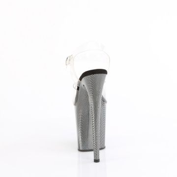 Taneční boty Pleaser FLAMINGO-808HCP FLAM808HCP/C/BHG s hologramem - zezadu