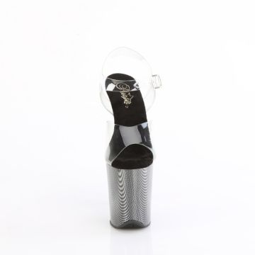 Taneční boty Pleaser FLAMINGO-808HCP FLAM808HCP/C/BHG s hologramem - zepředu