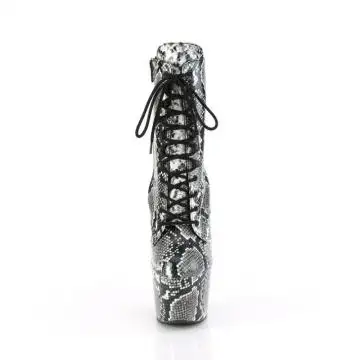 Exotic dance kozačky s hadím vzorem ADO1020SPWR/BSP/M | ADORE-1020SPWR Pleaser - zepředu