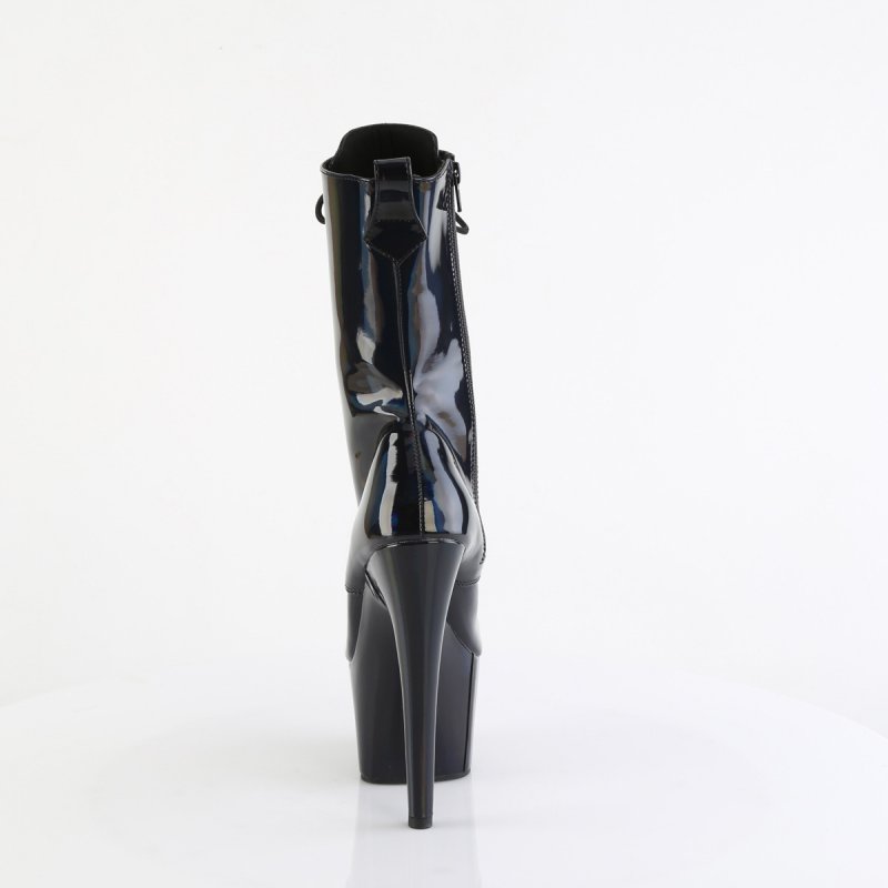 Černé pole dance kozačky ADO1040WR-HG/BHG/M | ADORE-1040WR-HG Pleaser - zezadu