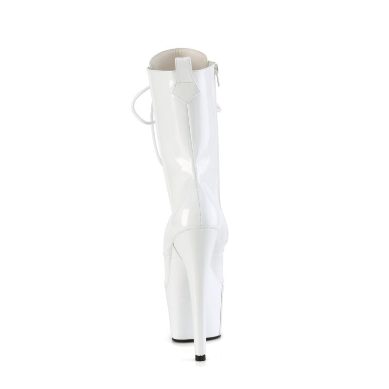Bílé pole dance kozačky ADO1040WR-HG/WHG/M | ADORE-1040WR-HG Pleaser - zezadu