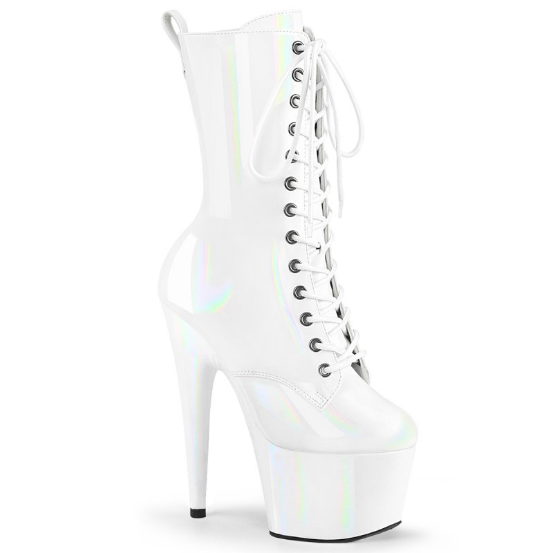 Bílé pole dance kozačky ADO1040WR-HG/WHG/M | ADORE-1040WR-HG Pleaser