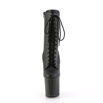 Černé kozačky na pole dance Pleaser ENC1040PK/BPU/M | ENCHANT-1040PK Pleaser - zepředu