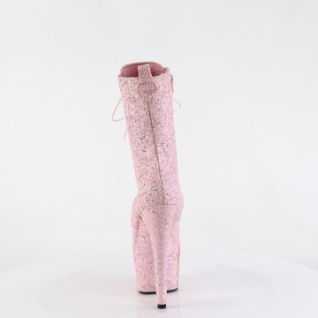 Luxusní růžové gogo kozačky ADO1040GR/BPMCG/M | ADORE-1040GR Pleaser - zezadu Luxusní růžové gogo kozačky ADO1040GR/BPMCG/M | ADORE-1040GR Pleaser - zezadu