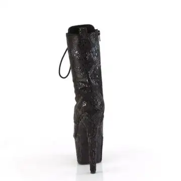 Černé pole dance kozačky ADO1040SPF/BMFA/M | ADORE-1040SPF Pleaser - zezadu