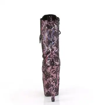 Růžové pole dance kozačky ADO1040SPF/BPMFA/M | ADORE-1040SPF Pleaser - zezadu
