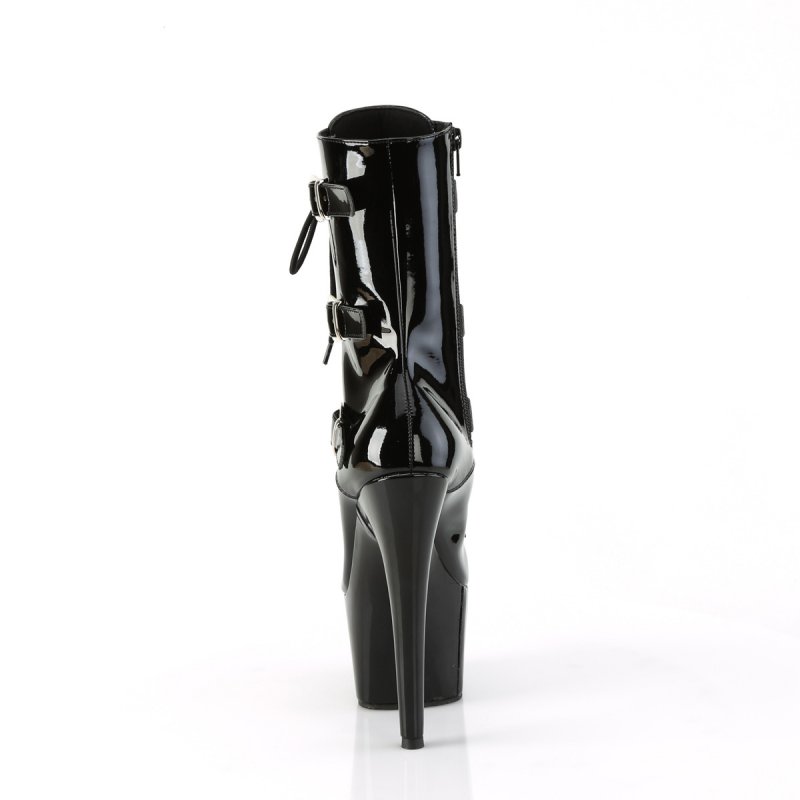 Černé taneční kozačky ADO1043/B/M | ADORE-1043 Pleaser - zezadu