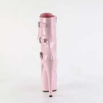 Růžové taneční kozačky ADO1043/BP/M | ADORE-1043 Pleaser - zezadu