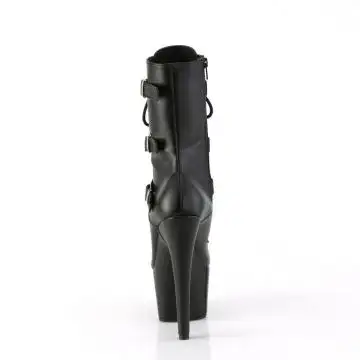 Černé matné taneční kozačky ADO1043/BPU/M | ADORE-1043 Pleaser - zezadu