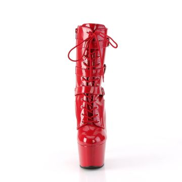 Červené taneční kozačky ADO1043/R/M | ADORE-1043 Pleaser - zepředu Červené taneční kozačky ADO1043/R/M | ADORE-1043 Pleaser - zepředu