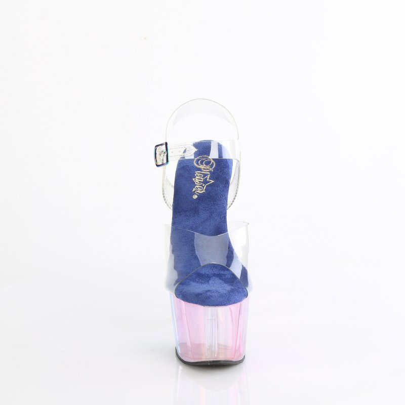 Barevné boty na podpatku ADO708HT/C/BLMCT Pleaser | ADORE-708HT Pleaser - zepředu