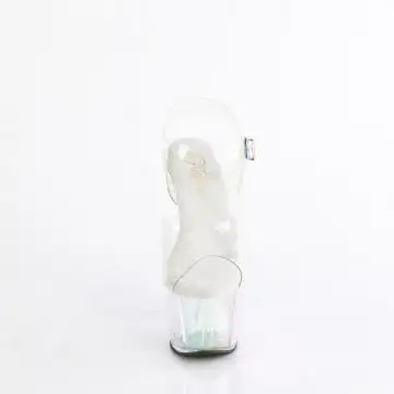 Taneční boty na podpatku s hologramem ADO708HT/C/HGT | ADORE-708HT Pleaser - zepředu