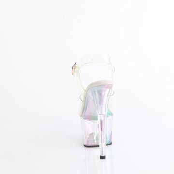 Taneční boty na podpatku s hologramem ADO708HT/C/HGT | ADORE-708HT Pleaser - zezadu Taneční boty na podpatku s hologramem ADO708HT/C/HGT | ADORE-708HT Pleaser - zezadu