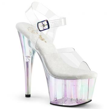 Sandály na pole dance | Taneční boty podpatku s hologramem ADO708HT/C/HGT Pleaser