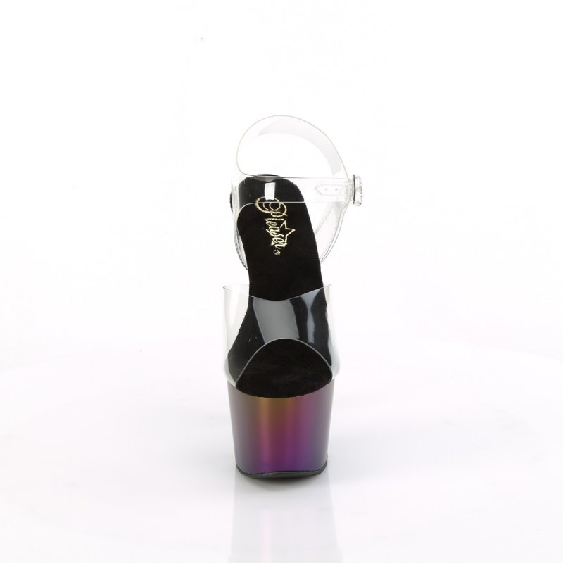 ADORE-708MCH ADO708MCH/C/PP-GRNCH Pleaser sandály | ADORE-708MCH Pleaser - zepředu