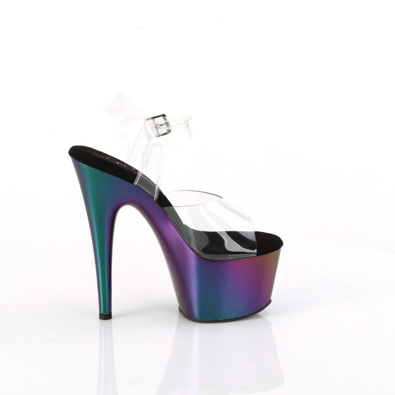 ADORE-708MCH ADO708MCH/C/PP-GRNCH Pleaser sandály | ADORE-708MCH Pleaser - z vnějšku