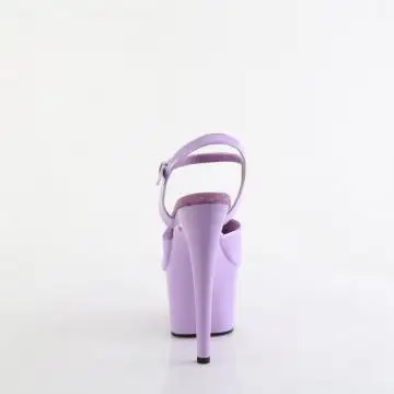 ADO709/LV/M levandulové sexy boty | ADORE-709 Pleaser - zezadu
