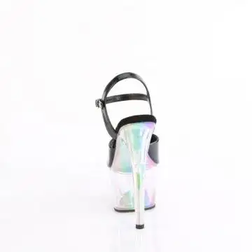 Černé pole dance sandály ADO709HT/BHG/HGT | ADORE-709HT Pleaser - zezadu