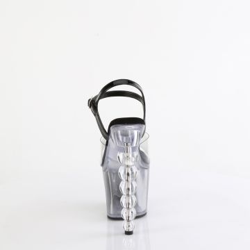 Sandály s kuličkovým podpatkem BLISS708-1BC/C-B/B-C Pleaser | BLISS-708-1BC Pleaser - zezadu