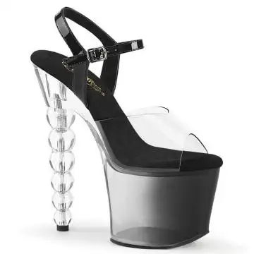 Sandály s kuličkovým podpatkem BLISS708-1BC/C-B/B-C Pleaser | BLISS-708-1BC Pleaser