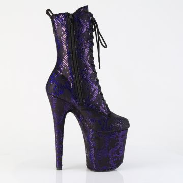 Modré pole dance kozačky FLAM1040SPF/BLMFA/M | FLAMINGO-1040SPF Pleaser - z vnějšku Modré pole dance kozačky FLAM1040SPF/BLMFA/M | FLAMINGO-1040SPF Pleaser - z vnějšku