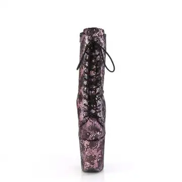 Růžové pole dance kozačky FLAM1040SPF/BPMFA/M | FLAMINGO-1040SPF Pleaser - zepředu