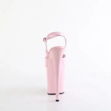 Růžové sexy boty FLAM809/BP/M | FLAMINGO-809 Pleaser - zezadu