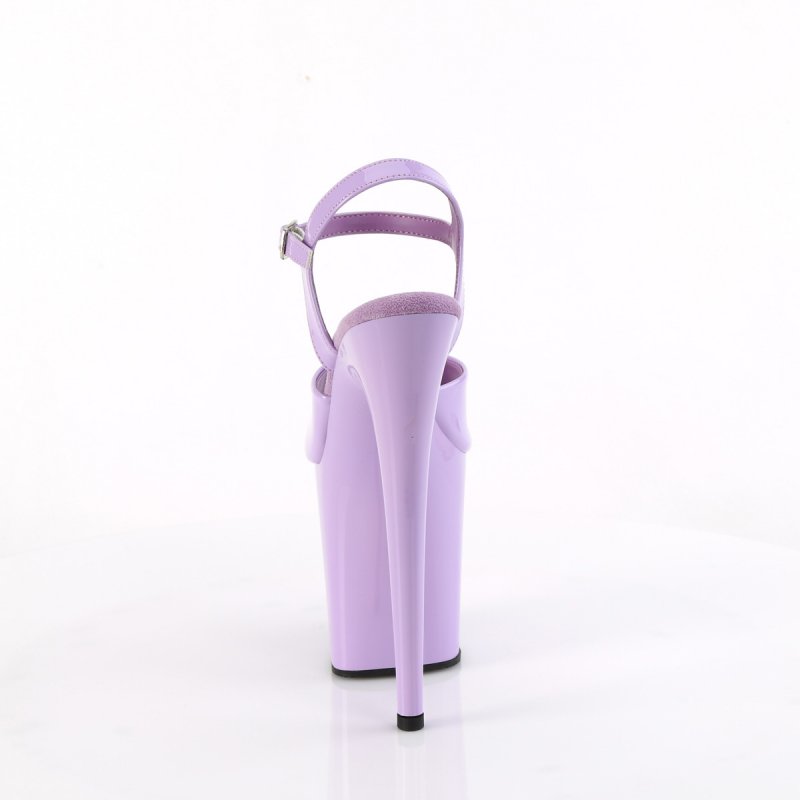 Levandulové sandály FLAM809/LV/M | FLAMINGO-809 Pleaser - zezadu