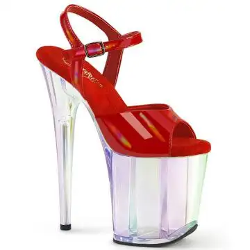 Červené strip dance boty FLAM809HT/RHG/HG | FLAMINGO-809HT Pleaser