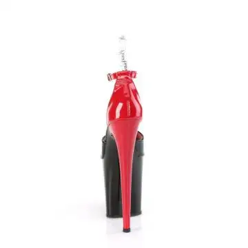 Go-go boty na vysokém podpatku FLAM868/B-R/M | FLAMINGO-868 Pleaser - zezadu