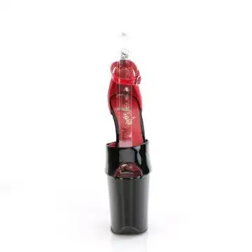 Go-go boty na vysokém podpatku FLAM868/B-R/M | FLAMINGO-868 Pleaser - zepředu