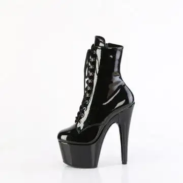 ADO1020GP/BG/M černé perleťové kozačky | ADORE-1020GP Pleaser - z vnitřku