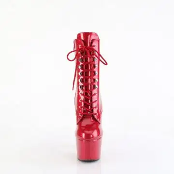 ADO1020GP/FSG/M fuchsiové perleťové kozačky | ADORE-1020GP Pleaser - zepředu