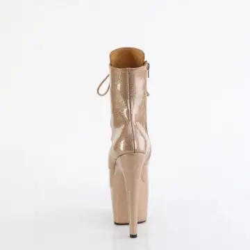 ADO1020GP/GG/M zlaté perleťové kozačky | ADORE-1020GP Pleaser - zezadu