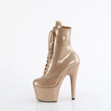 ADO1020GP/GG/M zlaté perleťové kozačky | ADORE-1020GP Pleaser - z vnitřku