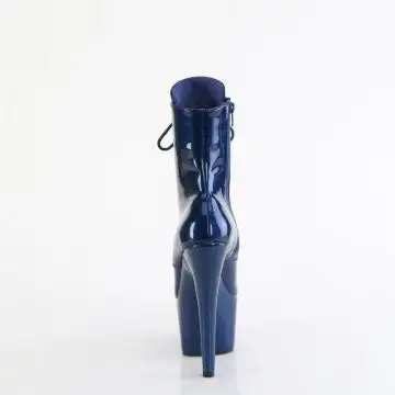 ADO1020GP/NBG/M modré perleťové kozačky | ADORE-1020GP Pleaser - zezadu