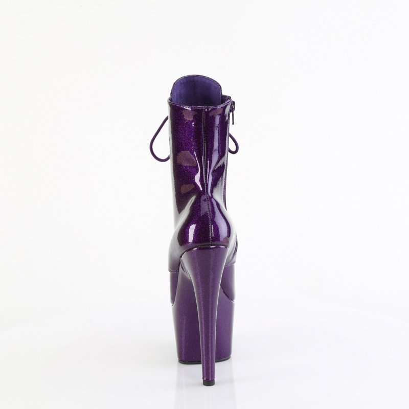 ADO1020GP/PPG/M fialové perleťové kozačky | ADORE-1020GP Pleaser - zezadu